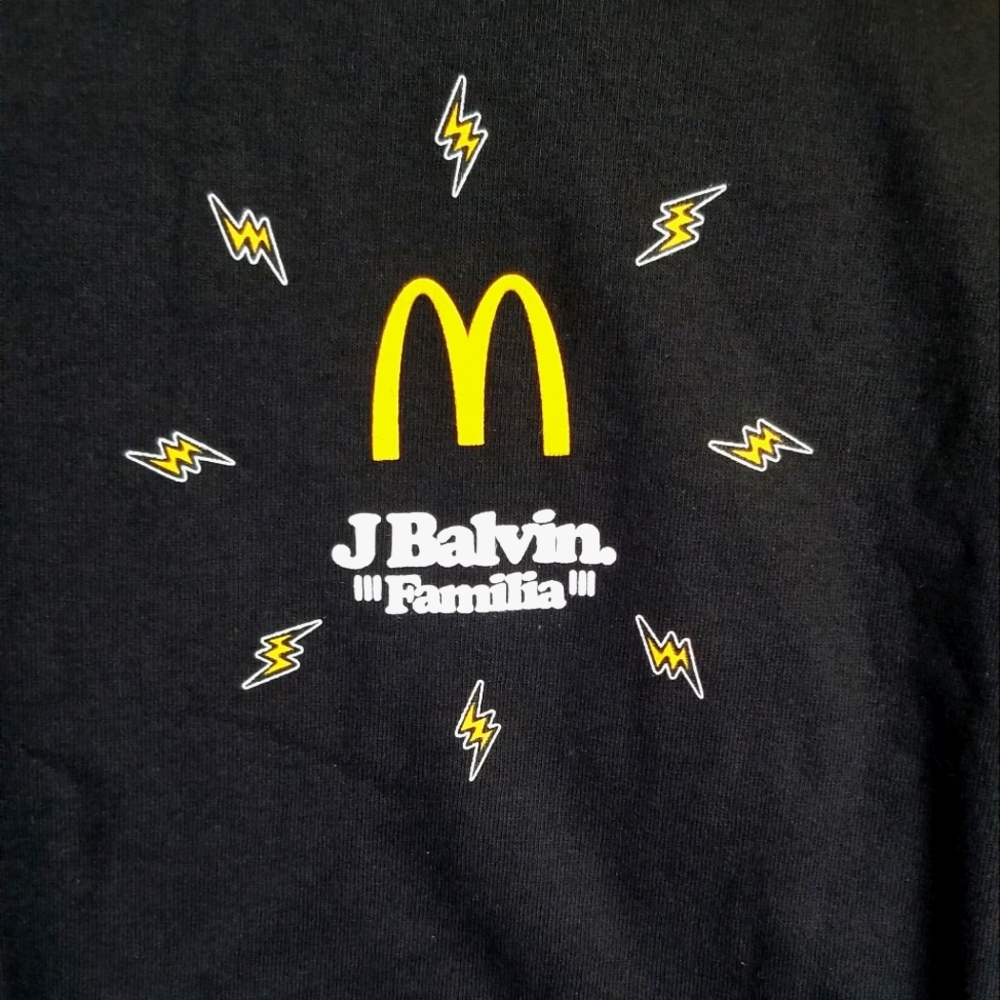 NWOT J Balvin. 'Familia' McDonald's Shirt (M, L)